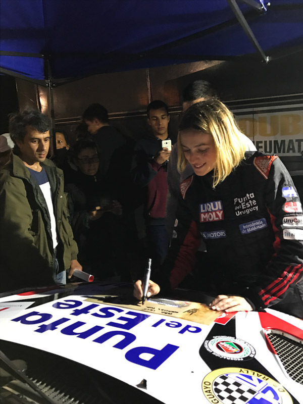 Patricia Pita Obtuvo El Primer Puesto En El Campeonato De Rally De Uruguay